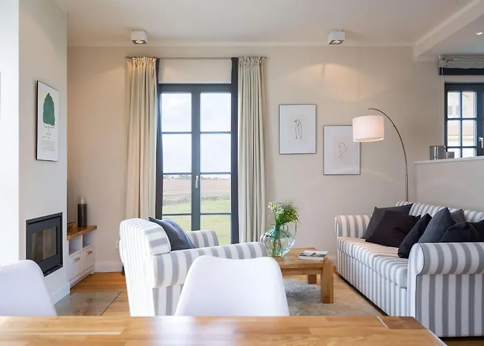 Сasa de vacaciones Reetland Am - Premium Reetdachvilla Mit 2 Schlafzimmern, Sauna Und Kamin E11 *